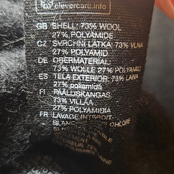 Stockholm Atelier Wool Blend Black Crewneck Sweater for Men - Picture 4 of 5